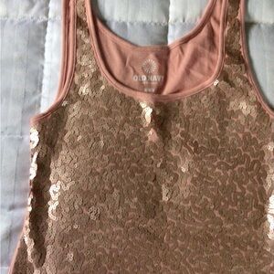 Old Navy sleeveless sequined top